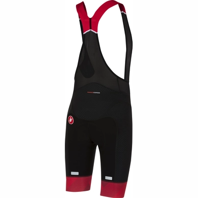 Fietsbroek Castelli Men Free Aero Race Bibshort Black Red
