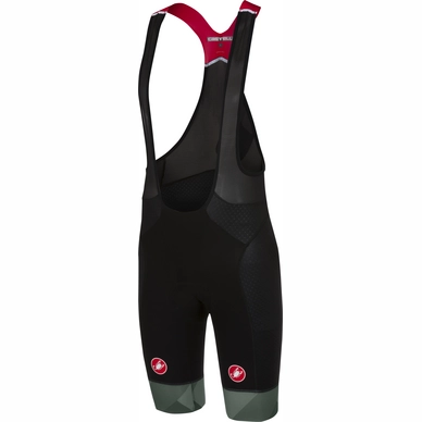 Fietsbroek Castelli Men Free Aero Race Bibshort Black Forest Gray
