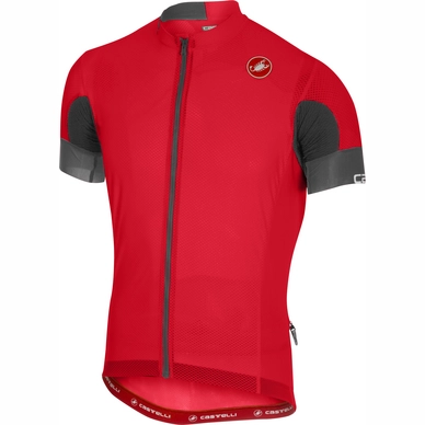 Fietsshirt Castelli Men Aero Race 4.1 Solid FZ Red