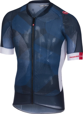 Fietsshirt Castelli Men Climber's 2.0 FZ Dark Infinity Blue White
