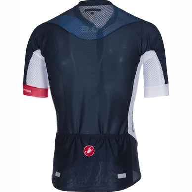 Fietsshirt Castelli Men Climber's 2.0 FZ Dark Infinity Blue White