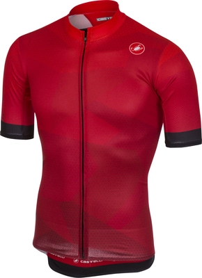 Fietsshirt Castelli Men Flusso FZ Red