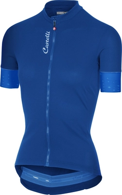 Fietsshirt Castelli Women Anima 2 FZ Matte Blue