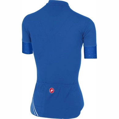 Fietsshirt Castelli Women Anima 2 FZ Matte Blue