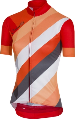 Fietsshirt Castelli Men Prisma FZ Multicolor Red