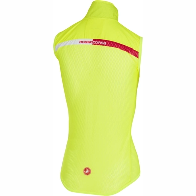 Fietsvest Castelli Women Pro Light Wind Yellow Fluo