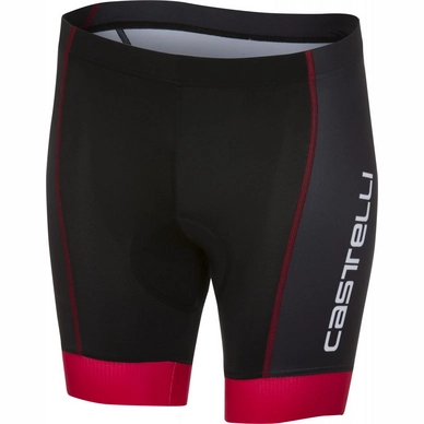 Fietsbroek Castelli Kids Future Racer Short Black/Red