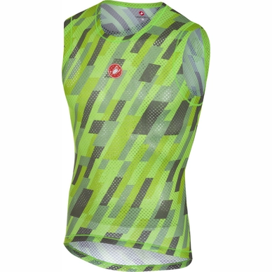 Fietsshirt Castelli Men Pro Mesh Sleeveless Pro Green