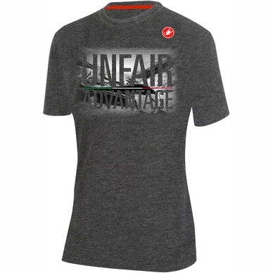 T-Shirt Castelli Men Stelvio Melange Gray