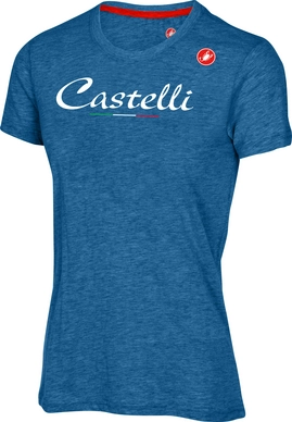 T-Shirt Castelli Women Classic Melange Blue