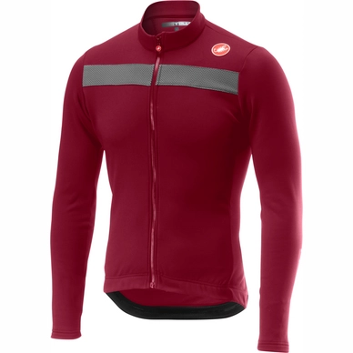 Fahrradshirt Castelli Puro 3 Jersey Full Zip Matador Red Herren