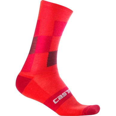 Fietssok Castelli Men Diverso 2 18 Sock Red