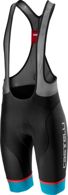 Fietsbroek Castelli Men Free Aero Race 4 Bibshort Black Sky Blue