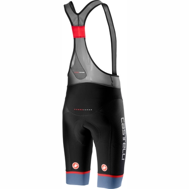 Fietsbroek Castelli Men Free Aero Race 4 Bibshort Black Light St Blue