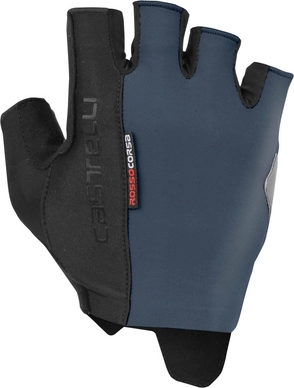Fietshandschoen Castelli Men Rosso Corsa Espresso Dark Steel Blue