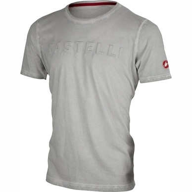 T-Shirt Castelli Men Bassorilievo Tee Gray