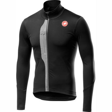 Fietsshirt Castelli Men Trasparente V Jersey Light Black