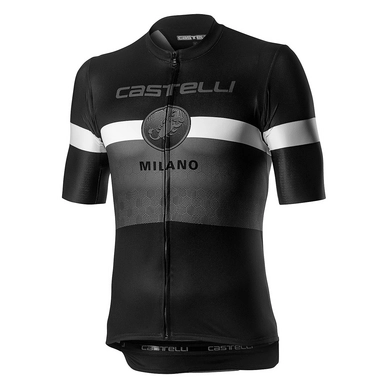 Fietsshirt Castelli Men Milano Jersey Black