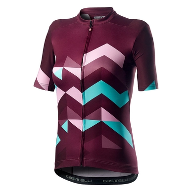 Fietsshirt Castelli Women Unlimited Jersey Sangria