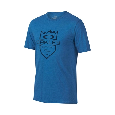 T-Shirt Oakley 50-Oakley Slopes Ca Blue L Heather Herren