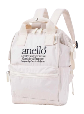 Rucksack Anello Beverly Kuchigane Weiß