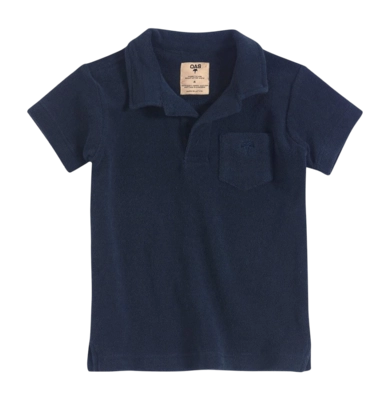 Polo OAS Terry Shirt Kinder Navy