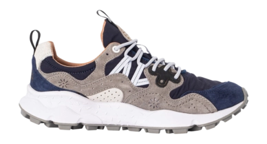 Baskets Flower Mountain Homme Yamano 3 Daim Nylon Navy