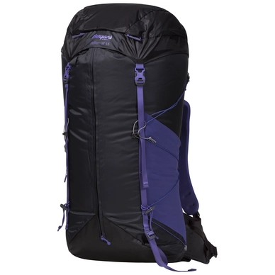 Backpack Bergans Women Helium 55 L Solid Charcoal Funky Purple