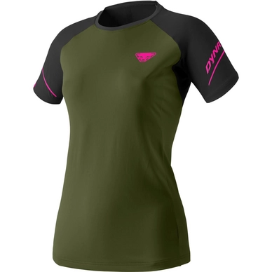 T-shirt de Course Dynafit Femme Alpine Pro Short Sleeve Winter Moss