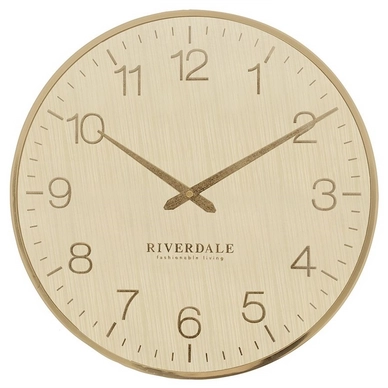 Wandklok Riverdale Ritz Goud 40,5 cm