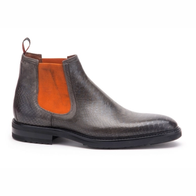 Anzugschuh Greve Barbera Chelsea Grigio Pitone
