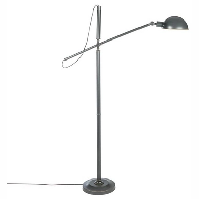 Vloerlamp Riverdale Luca Donkergrijs 146 cm