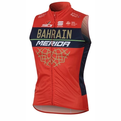 Fietsjack Sportful Men Bahrain Merida Bodyfit Pro Wind Vest Red
