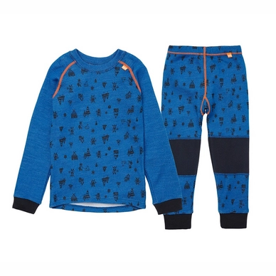 Ensemble de Sous-Vêtements Helly Hansen Kids HH Lifa Merino Set Sonic Blue