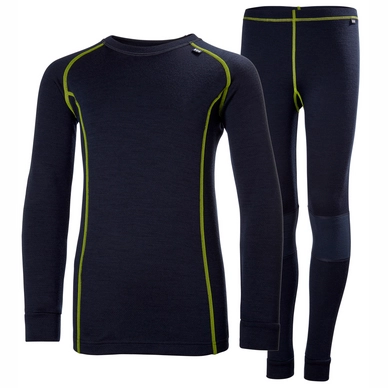 Base Layer Set Helly Hansen Junior Lifa Merino Set Navy