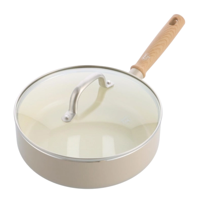 Casserole GreenChef Nordics Avec Revêtement Antiadhésif Céramique avec Couvercle 24 cm