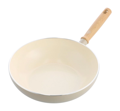Wok GreenChef Nordics Wok avec Revêtement Antiadhésif en Céramique 28 cm