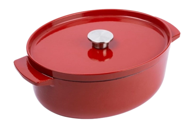 Cocotte KitchenAid Fonte Ovale Empire Red 30 cm