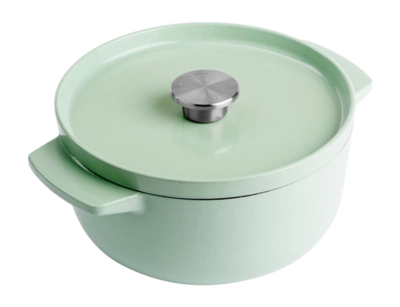 Braadpan KitchenAid Cast Iron Pistachio 22 cm
