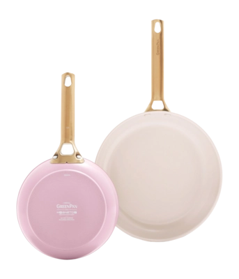 Pannenset Greenpan Padova Blush Pink Met Keramische Antikleeflaag (2-delig)