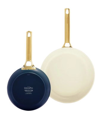 Pannenset Greenpan Padova Oxford Blue Met Keramische Antikleeflaag (2-delig)