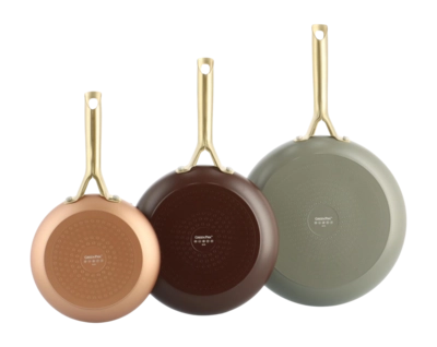 Batterie de Cuisine GreenPan Shades Avec Revêtement Antiadhésif Céramique - Terra (3 Pièces)