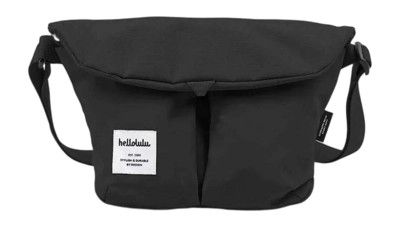 Schoudertas Hellolulu Mini Kasen Zwart