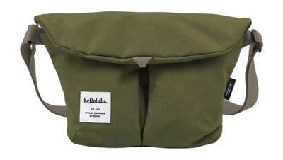 Schoudertas Hellolulu Mini Kasen Olijfgroen