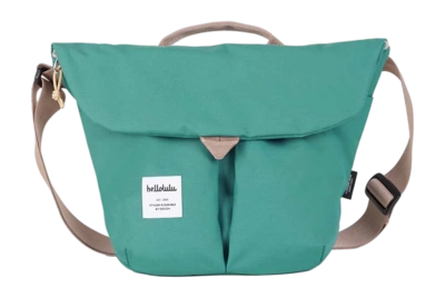Schoudertas Hellolulu Kasen Groen / Grijs