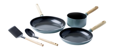 Pan Set GreenPan Mayflower With Ceramic Non-Stick Coating (5 pc)