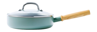 Hapjespan Greenpan Mayflower Met Keramische Antikleeflaag Met Deksel 24 cm