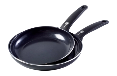 Pannenset Greenpan Cambridge Black Set Koekenpannen 20 cm & 28 cm (2-delig)