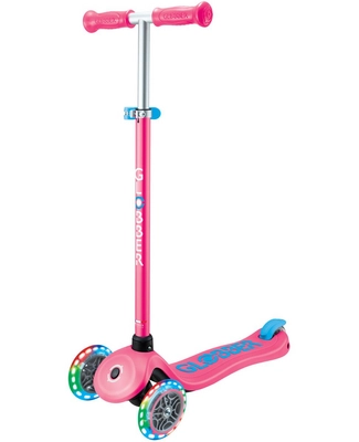 Step Globber Primo Plus Lights Fuchsia