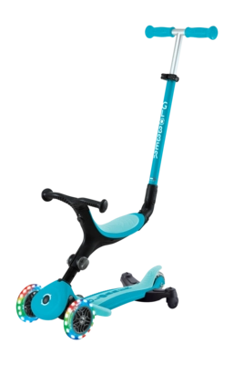 Step Globber Go Up Active Lights Aqua 360